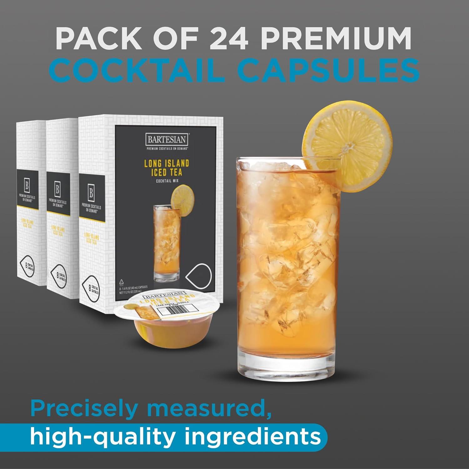 image:imageBartesian 24Pack Vodka Lovers Favorites Collection for Cocktail Machine Home Bar Mixology Cocktails Mix Pod Capsule Set To Use With the Bartesian Cocktail Drink Maker MachineWhiskey Lovers