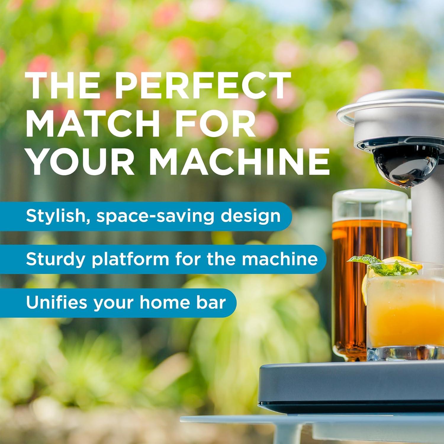 image:imageBartesian Cocktail Capsule Storage Drawer Organizer Stylish Mixology Cocktails Drink Mixer Holder Dispenser Home Bar Accessories for Cocktail Maker Machine Holds Up to 36 Bartesian CapsulesCapsule Drawer