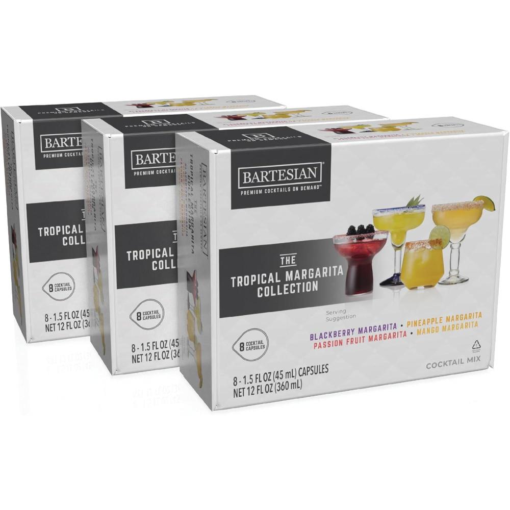 image:imageBartesian 24Pack Vodka Lovers Favorites Collection for Cocktail Machine Home Bar Mixology Cocktails Mix Pod Capsule Set To Use With the Bartesian Cocktail Drink Maker MachineTropical Margarita
