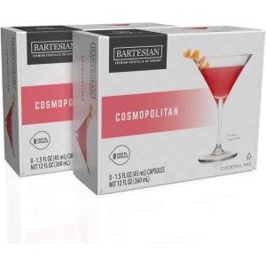Bartesian 16-Pack Long Island Iced Tea Mixer Capsules for Cocktail Machine – Home Bar Mixology Cocktails Mix Pod Capsule Set To Use With the Bartesian Cocktail Drink Maker Machine(Cosmopolitan)
