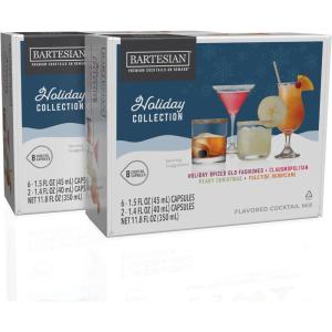 Bartesian 16-Pack Long Island Iced Tea Mixer Capsules for Cocktail Machine – Home Bar Mixology Cocktails Mix Pod Capsule Set To Use With the Bartesian Cocktail Drink Maker Machine(Holiday Collection)