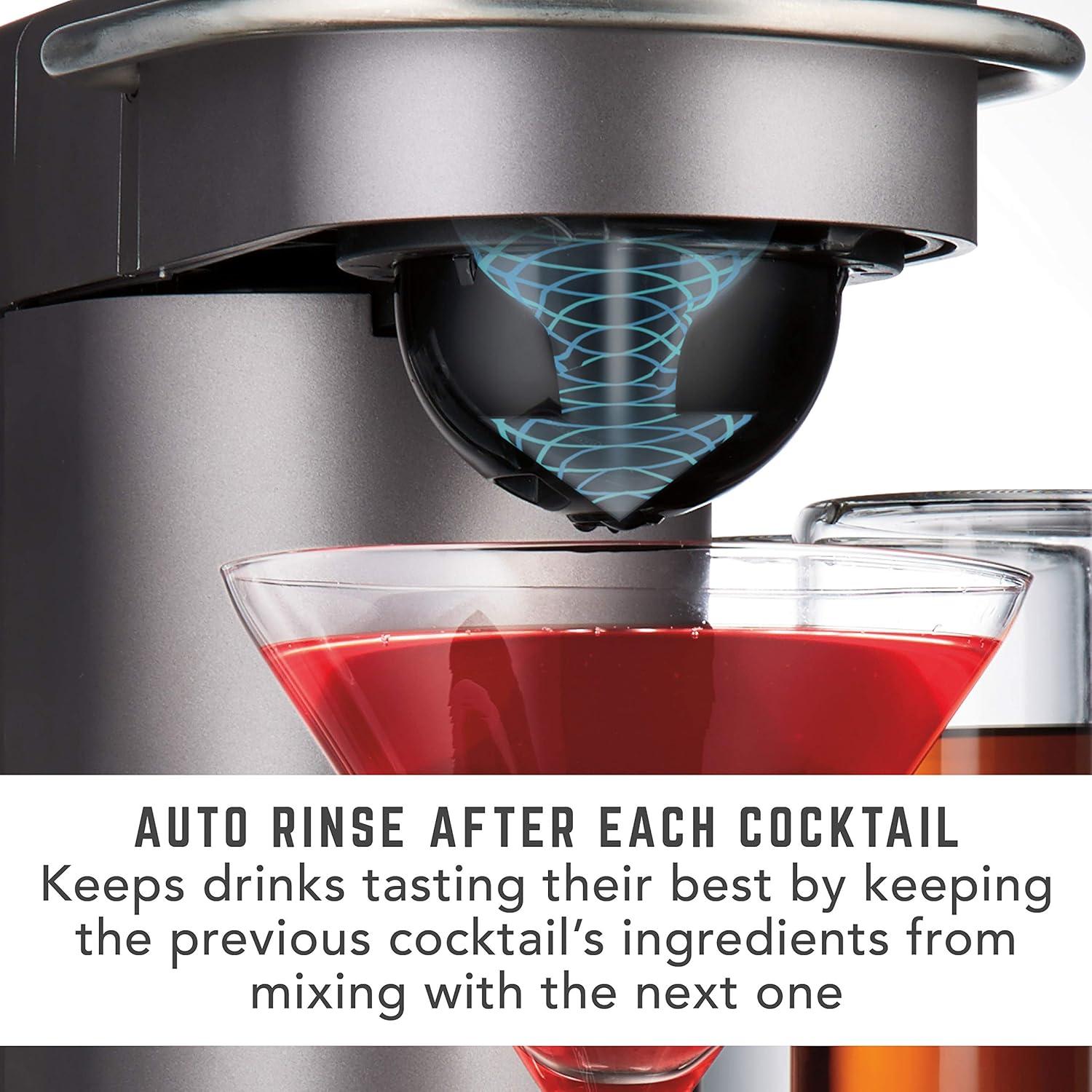 image:imageBartesian Duet Cocktail Machine and Margarita Maker Compact Home Bartender Mixologist Drink Mixer with 2 Glass Spirit Bottles Automatic Machine Creates Premium Cocktails and Mocktails in SecondsBartesian Classic
