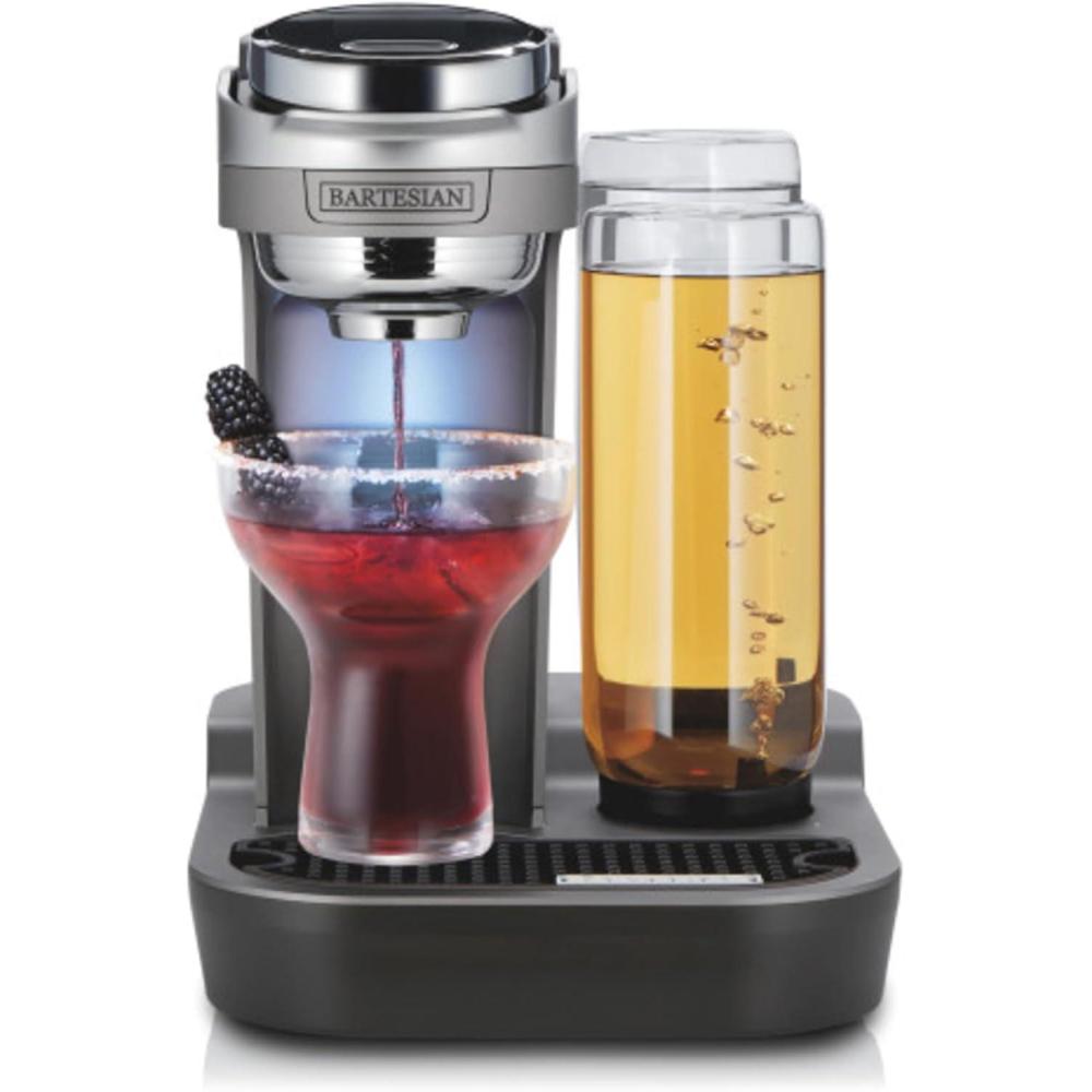 image:imageBartesian Duet Cocktail Machine and Margarita Maker Compact Home Bartender Mixologist Drink Mixer with 2 Glass Spirit Bottles Automatic Machine Creates Premium Cocktails and Mocktails in SecondsBartesian Cordless Duet