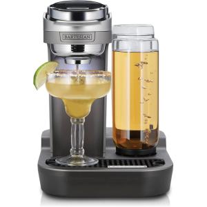 Bartesian Duet Cocktail Machine and Margarita Maker – Compact Home Bartender Mixologist Drink Mixer with 2 Glass Spirit Bottles – Automatic Machine Creates Premium Cocktails and Mocktails in Seconds(Bartesian Duet)